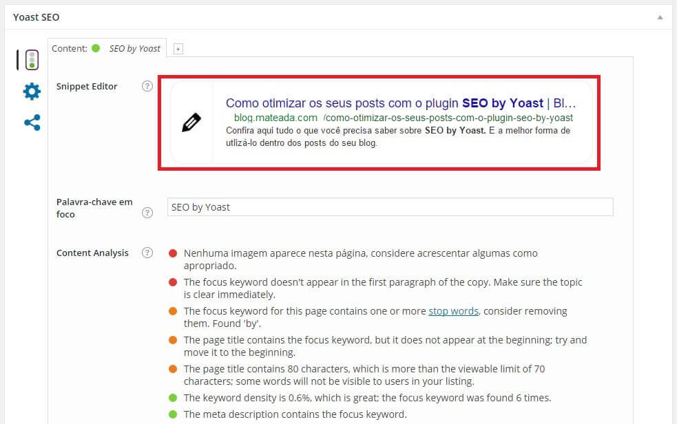 Configurando meta tags no plugin SEO by Yoast