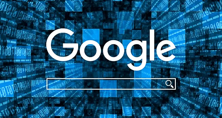 Logo e campo de pesquisa do Google