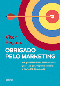 Capa do livro Obrigado pelo Marketing.