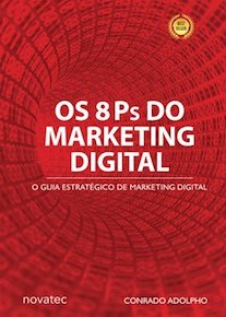 Capa do livro Os 8 Ps do Marketing Digital.