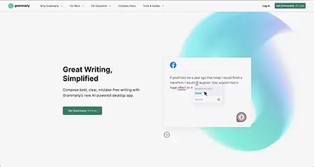 Grammarly, ferramenta de correção ortográfica