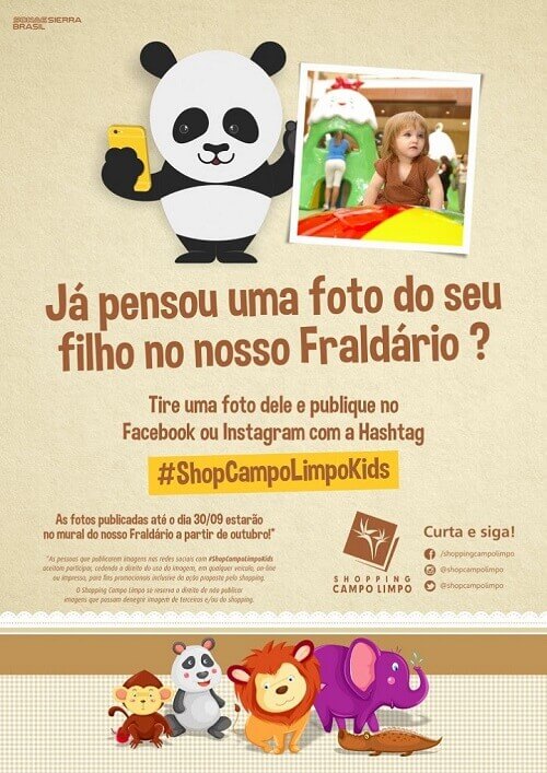 Campanha de Dia das Crianças do Shopping Campo Limpo