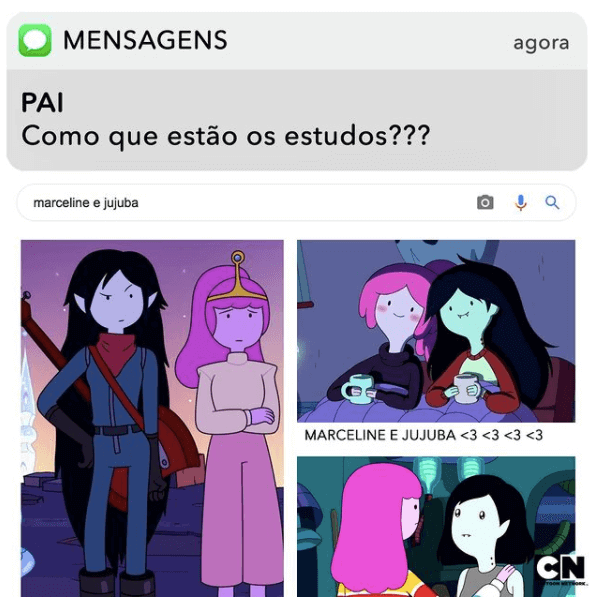 Meme publicado no Instagram do Cartoon Network