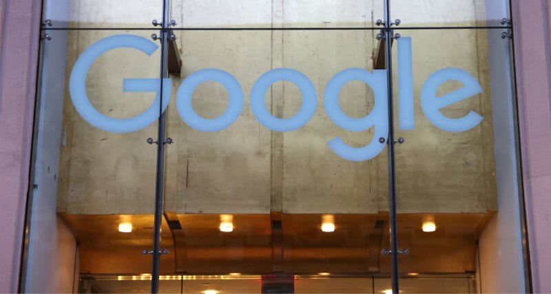 Logo do Google em Manhattan, New York