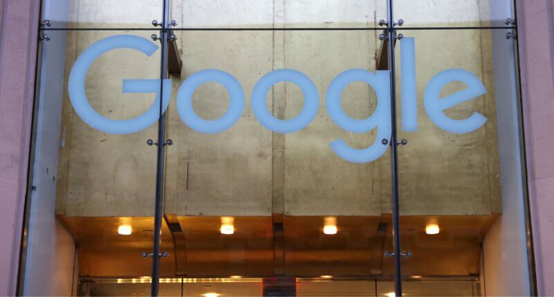 Logo do Google em Manhattan, New York