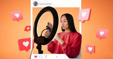 Influenciadora usando as novas funcionalidades do Instagram para aumentar o engajamento do conteúdo